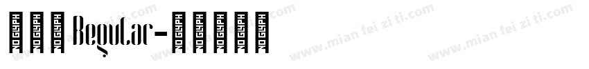 鸭嘴兽 Regular字体转换